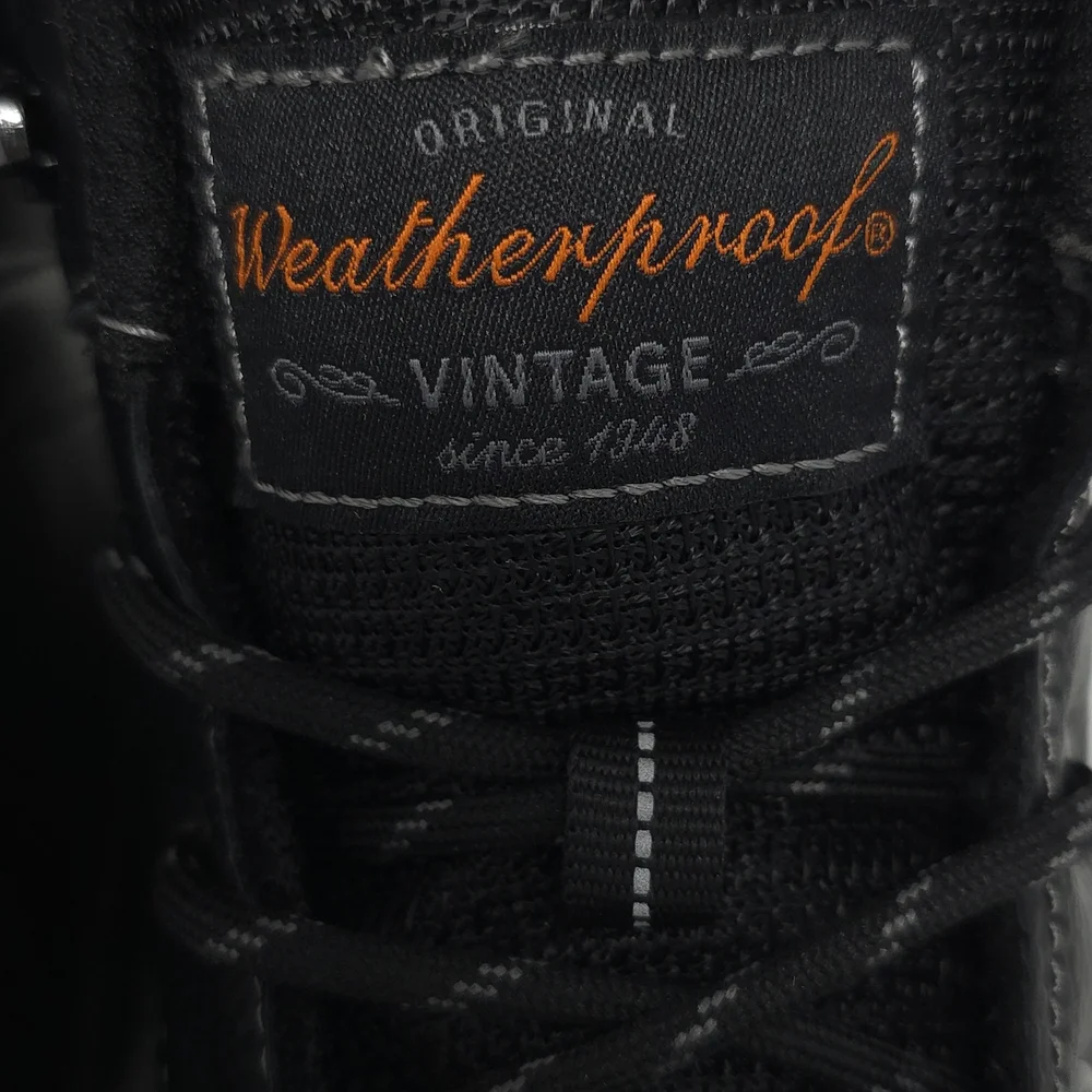 New Weatherproof Boots Vintage Jace Black Combat Hiking 10M - Picture 7 of 10